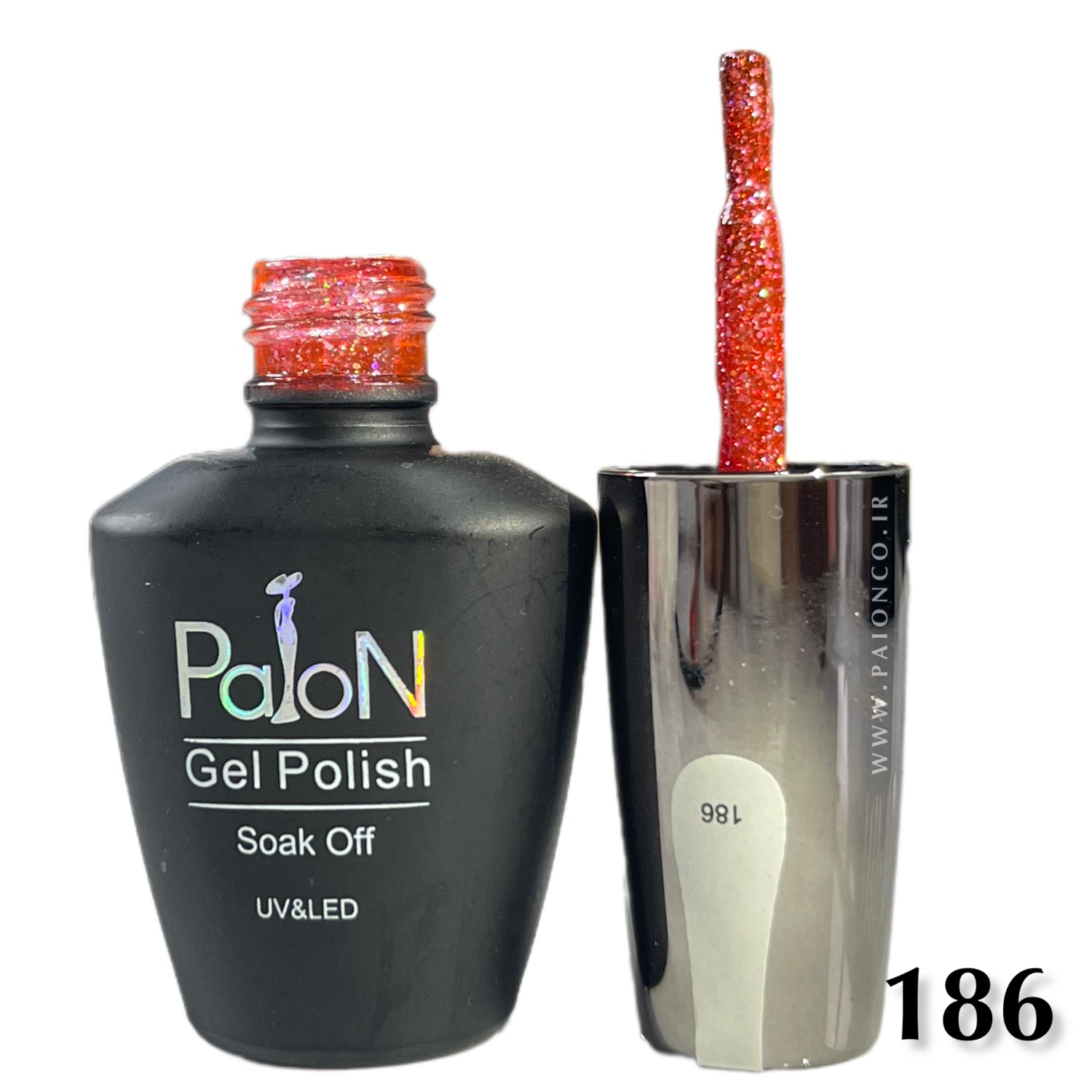 186 لاک ژل نرمال پایون کد 186 - Image 1